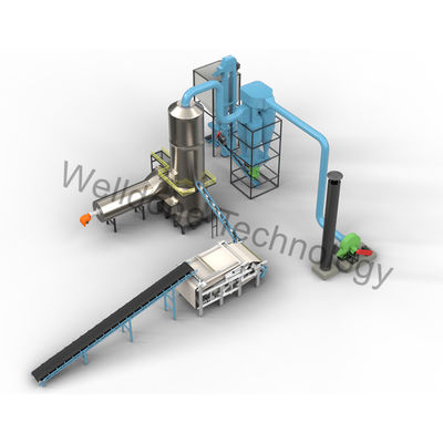 Máquina más seca de destello de la calefacción ISO9001 de la harina eléctrica de la mandioca