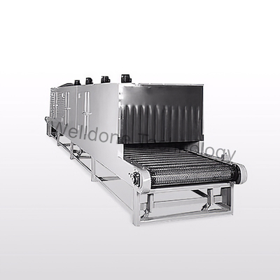 110 / secador continuo de la banda transportadora 220V con el sistema de sequía del aire caliente