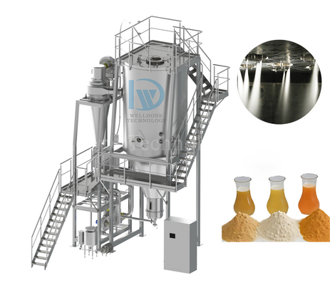 Máquina de secado en seco con boquilla industrial de ahorro energético de GLP/instalación de secado de detergentes con spray