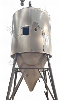 Secador por atomización de dos fluidos personalizado de acero inoxidable SUS316L de grado alimenticio con 70% de eficiencia de secado para leche y huevo en polvo