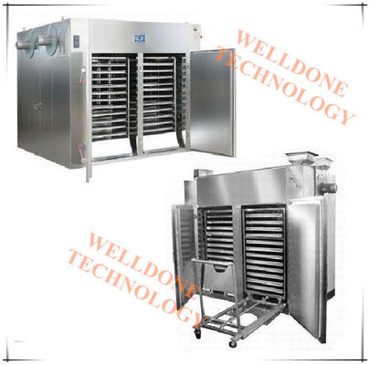 Aire caliente ahorro de energía Tray Dryer de la estructura compacta para el producto de la comida, farmacéutico y químico