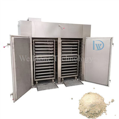 Secadora de bandejas industrial / horno de recubrimiento en polvo / máquina de circulación de aire caliente de coco