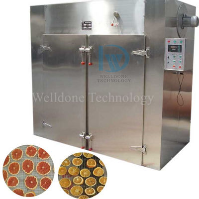 Máquina de secado comercial Circulación de aire caliente 144 bandejas Horno secador Procesamiento de alimentos y frutas Deshidratador de gran capacidad