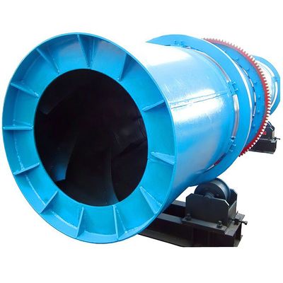 Particulas de aserrín secado industrial astillas de madera secador de tambor rotativo horno 18.5KW-255KW