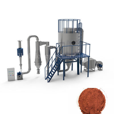 Dispersivo de café instantáneo con sabor a tomate, leche en polvo, máquina de elaboración de leche, equipo de secado por rociado