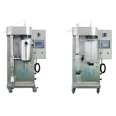 Secador de vacío a presión de baja temperatura con temperatura de entrada de aire de 30 a 300 °C y capacidad de evaporación de 1 kg/h para uso en laboratorio