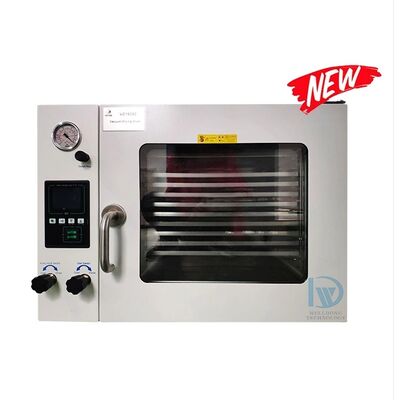 Horno secador al vacío de laboratorio con control de temperatura de 30~300℃, potencia de 3.5kw y voltaje de 220V-480V