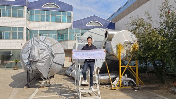 Secador por pulverización industrial de ahorro energético con temperatura de secado de 120-300℃ y 70% de eficiencia para polvo de material