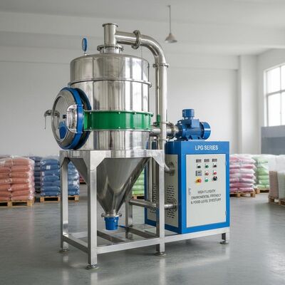 Fluidez industrial de la máquina del LPG del secador del colorante respetuoso del medio ambiente y del nivel alimentario alta