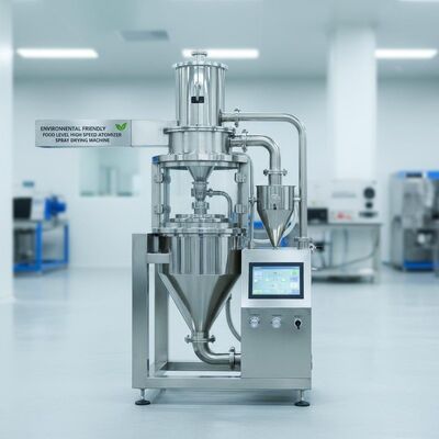Máquina de secado por aspersión con atomizador de alta velocidad, respetuosa con el medio ambiente y a nivel alimentario