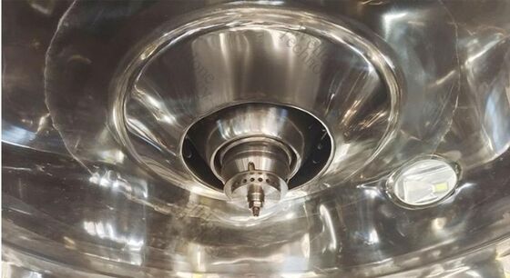 Secador por atomización de dos fluidos personalizado de acero inoxidable SUS316L de grado alimenticio con 70% de eficiencia de secado para leche y huevo en polvo
