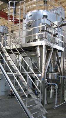 Máquina de secado por rocío hecha a medida con una eficiencia de secado del 70% para la leche en polvo