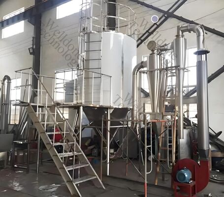 Nivel farmacéutico personalizado hecho proteína de hojas de planta de guisantes aislar secador de aerosol máquina de secado industrial de aerosol