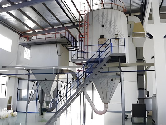 Secador por aspersión de 100 kg/h respetuoso con el medio ambiente y estándar alimentario para policloruro de aluminio