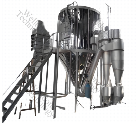 Equipo de secado de microalgas de bajo costo y alta eficiencia con resina de urea formaldehído