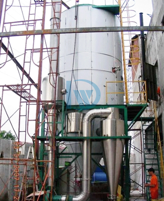 Secador por aspersión de 100 kg/h respetuoso con el medio ambiente y estándar alimentario para policloruro de aluminio