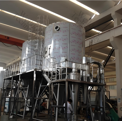 En máquina de torre de pulverización de secado de polvo de bajo costo y alta eficiencia