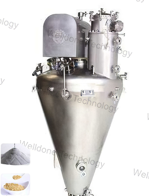 Estructura simple 1. 5 de la forma del secador agitated cónico durable del vacío - 55KW