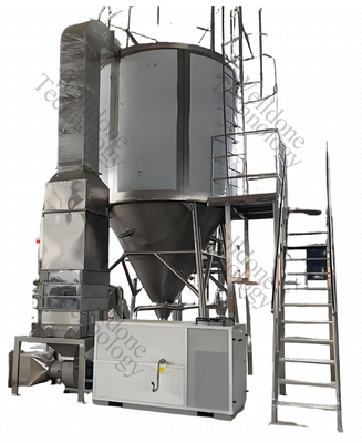 En equipos de máquina secadora por aspersión de bajo costo y alta eficiencia para energía láctea