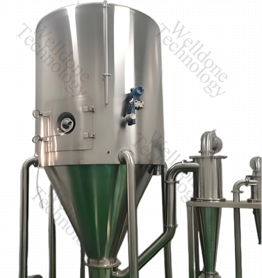Nivel de alimentos Sequillera de pulverización hecha a medida con una eficiencia de secado del 70% para café instantáneo y leche en polvo
