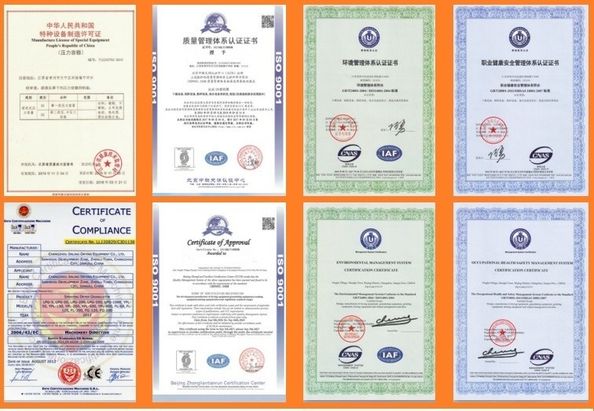 China Changzhou Welldone Machinery Technology Co.,Ltd Certificaciones