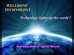 Máquina de secado por rocío industrial 380V SUS316L 55KW Gas/Diesel