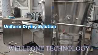 Secador de lecho fluidizado serie GFG 500